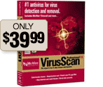VirusScan 7 Professional - Only $39.99